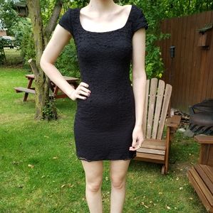 Stunning Ann Taylor Black Lace Mini Dress